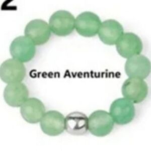 Green Aventurine 4mm Beaded Stretch Ring